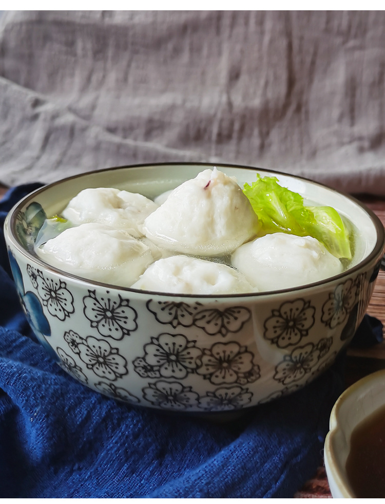 墨鱼丸手打潮汕特产风味火锅食材汕头手工花枝丸墨斗丸子厂家直销