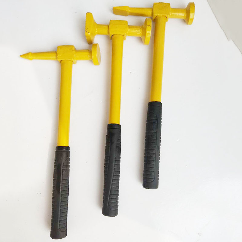 多规格包塑羊角锤子 钢管柄羊角锤 建筑起钉锤多功能锤子拔钉锤子