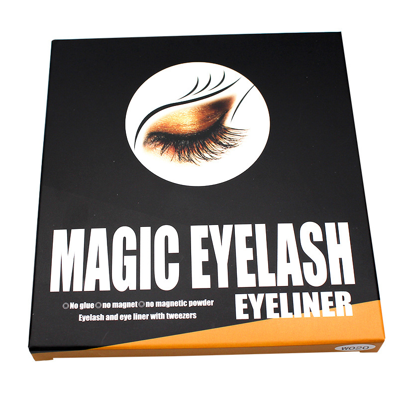 Dingsen Sticky Eyeliner Set False Eyelashes Thick Natural Eyelashes Large Quantity Customizable Style Logo