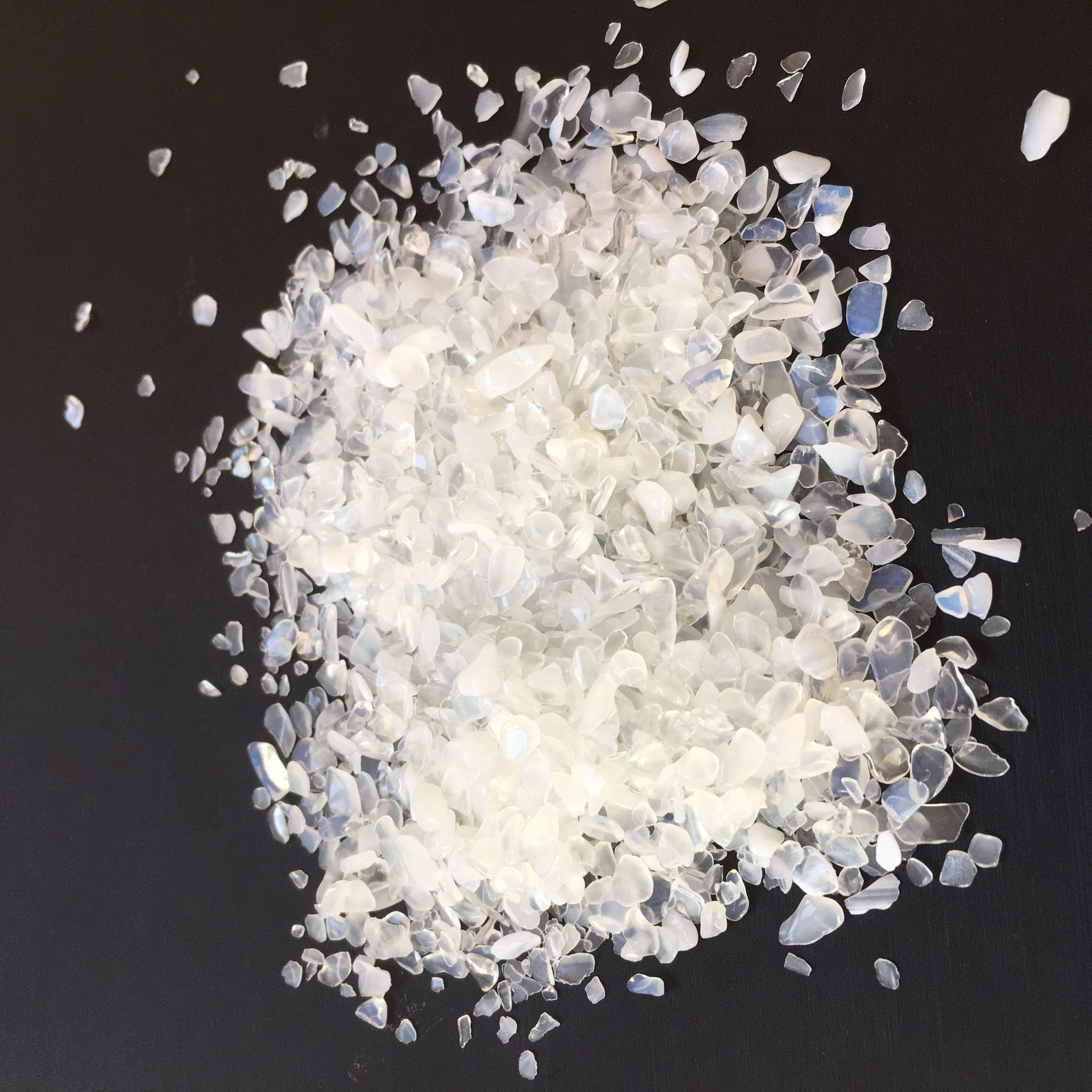 3~5mm人造蛋白石水晶碎石 小颗粒消磁 供佛七宝 鱼缸风水石