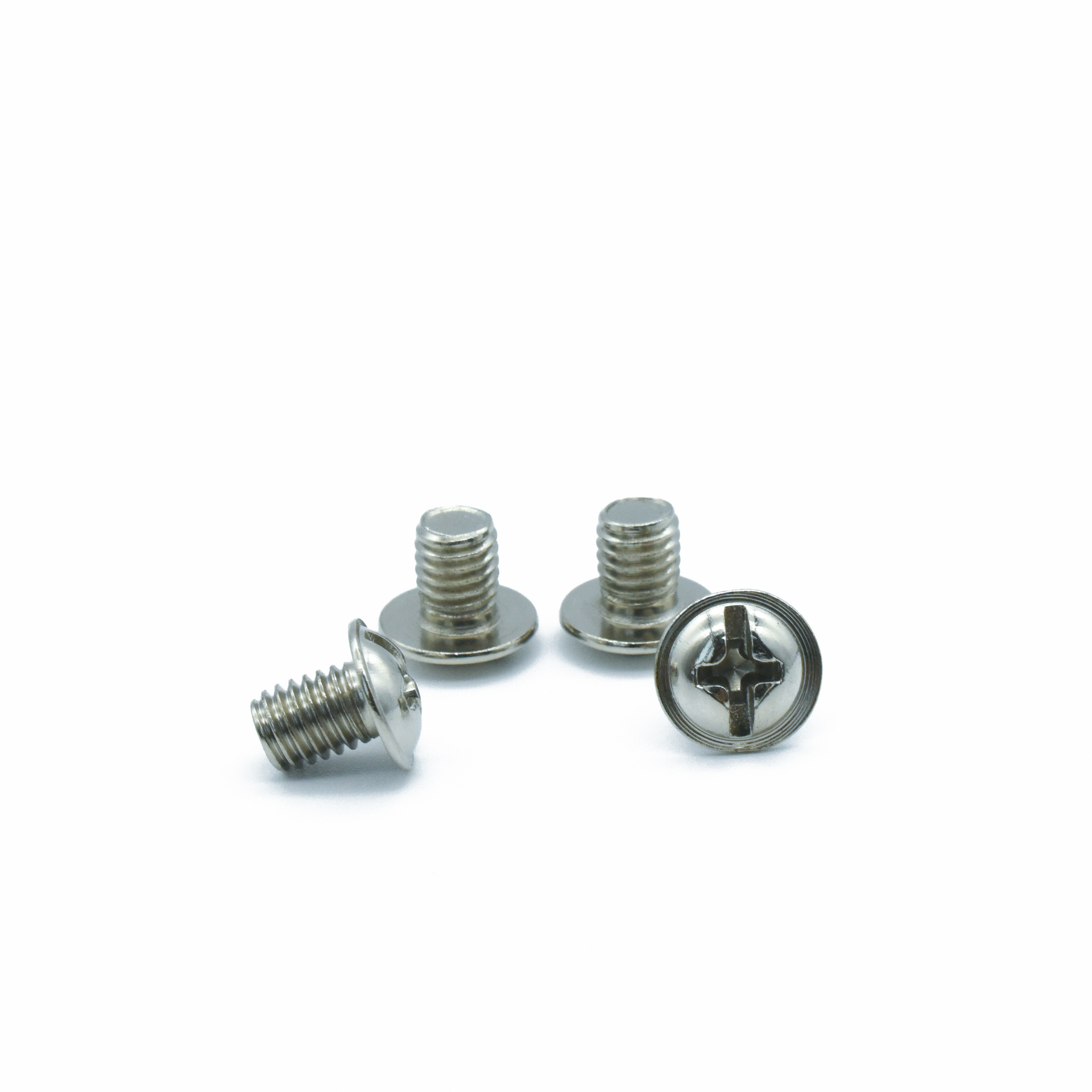 带垫十字机钉盘头自攻螺丝圆头带介机牙螺钉 304不锈钢 非标定制