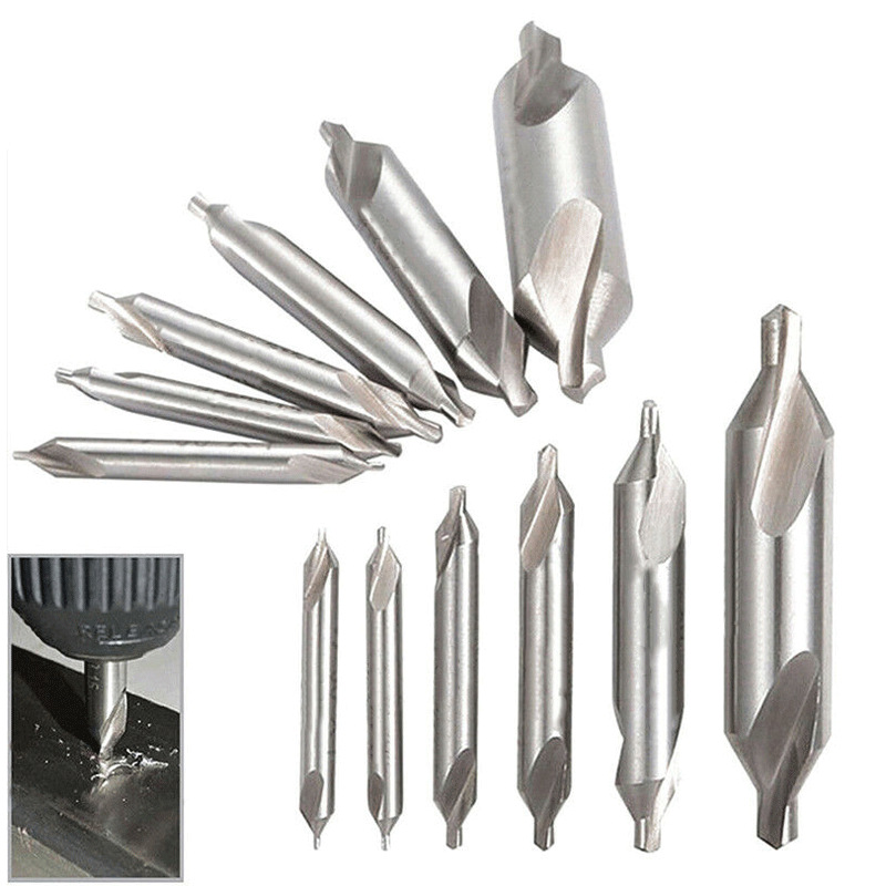 批发菩提佛珠喇叭口刀钻孔倒角刀不带护锥复合中心钻高速钢定点钻