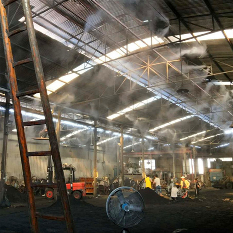 砂石料仓大门干雾除尘设备 炼钢厂铸造厂除尘雾喷设备