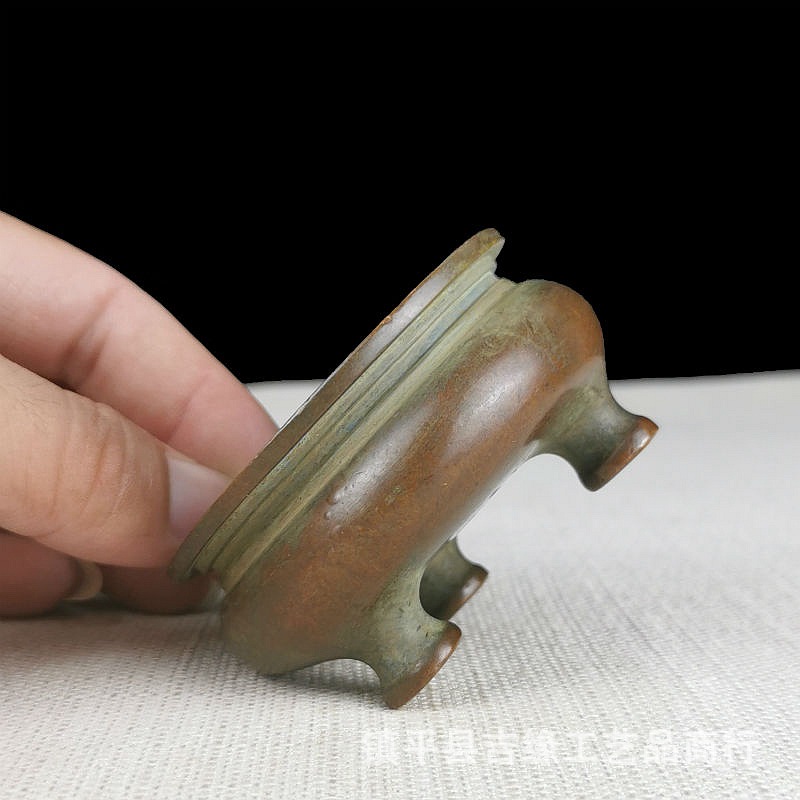厂家批发仿古宣德炉大清年年制三足圆脚香炉家居供佛插香摆件香炉