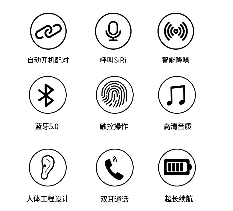 0入耳式蓝牙耳机批发