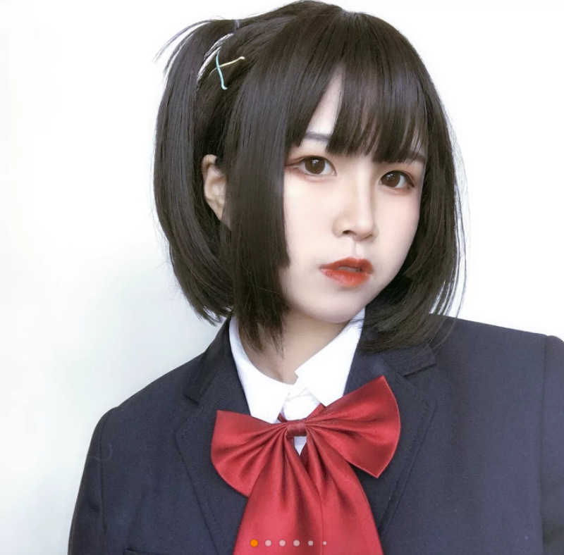 假发女短发姬发式刘海bobo头公主切洛丽塔短直发可爱圆脸化纤头套