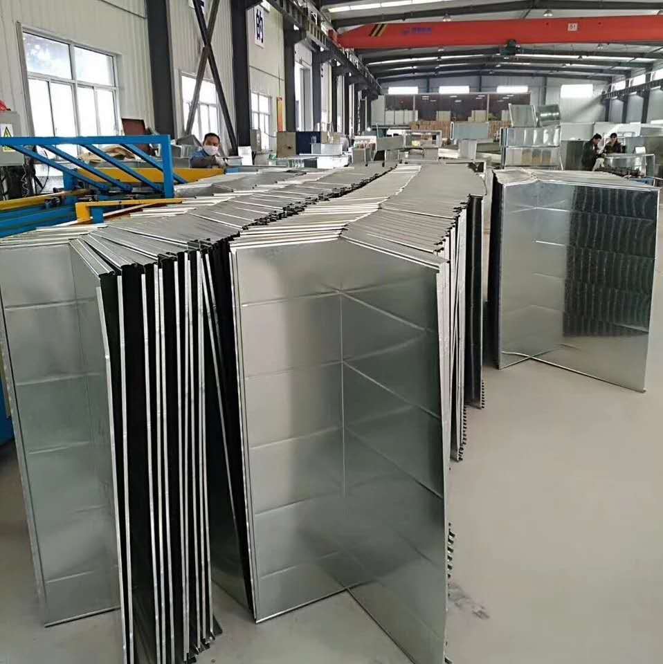 镀锌白铁皮共板法兰风管通风管道除尘排烟囱管道螺旋风管加工定制