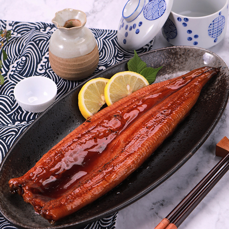蒲烧烤鳗海鲜活鳗烤制冷冻鳗鱼食材