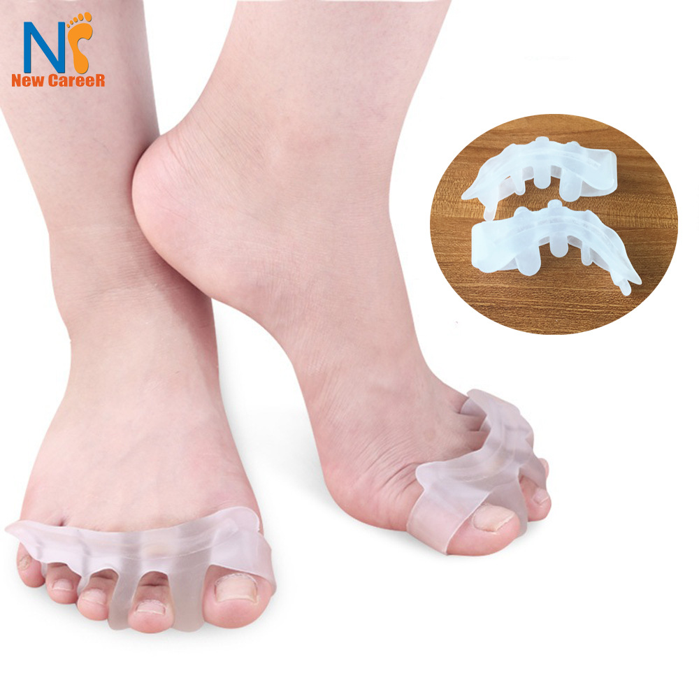 脚趾拇外翻矫正器分离五趾分开重叠脚趾夹脚护指器柔软批发