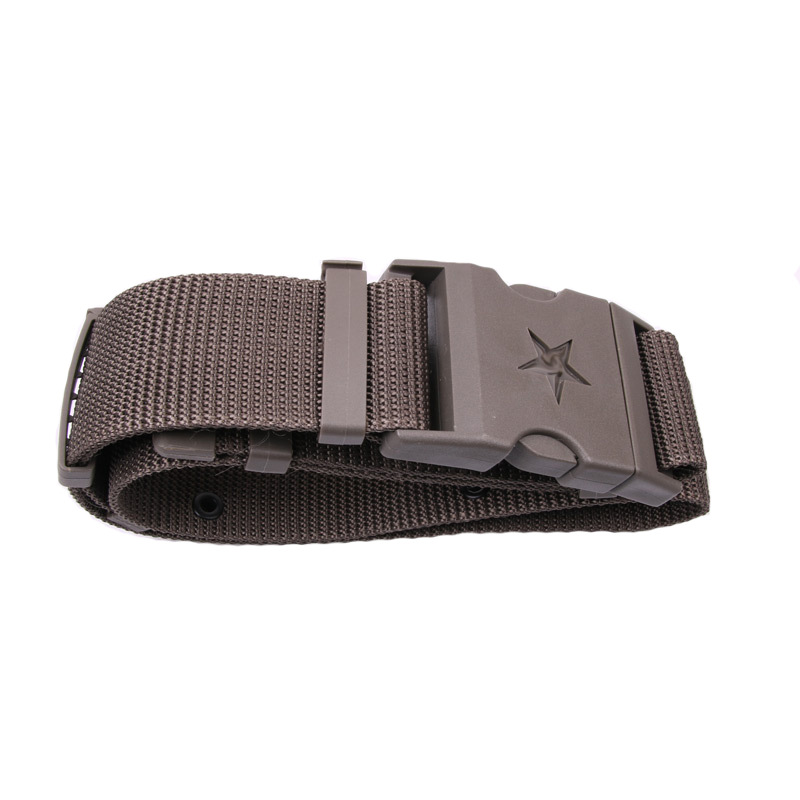 07编织尼龙战术外腰带陆款成年学生军训户外作战训练腰带快速释放