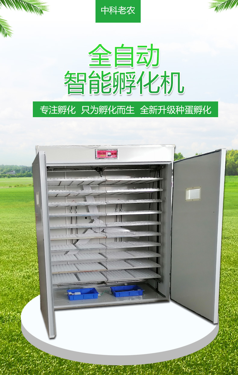 全自动恒温孵化器可孵化火鸡鸽子智能孵化机柯尔鸭宠物鸭孵化设备