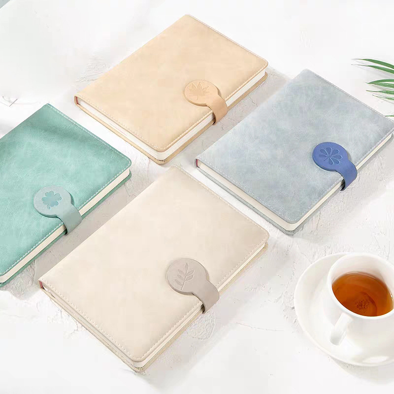 a5磁扣笔记本印制logo平装办公用品文具记事本本子工作记录本