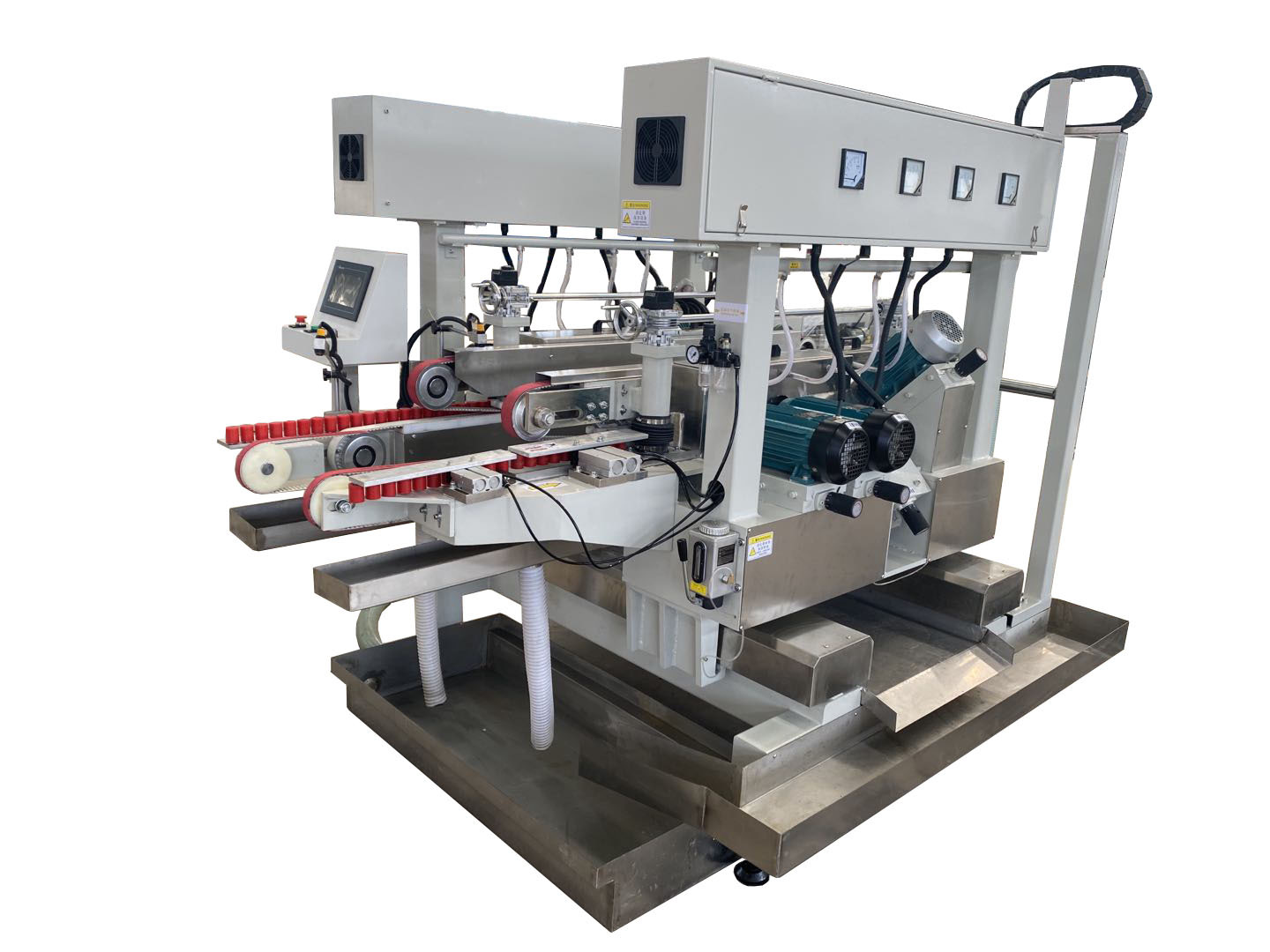 小型双边玻璃磨边机