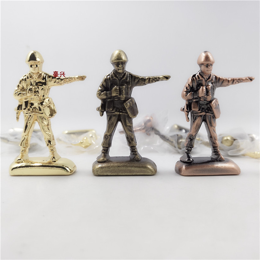 二战军事模型兵人玩具摆设摆件男孩礼品士兵道具沙盘战场军人小兵