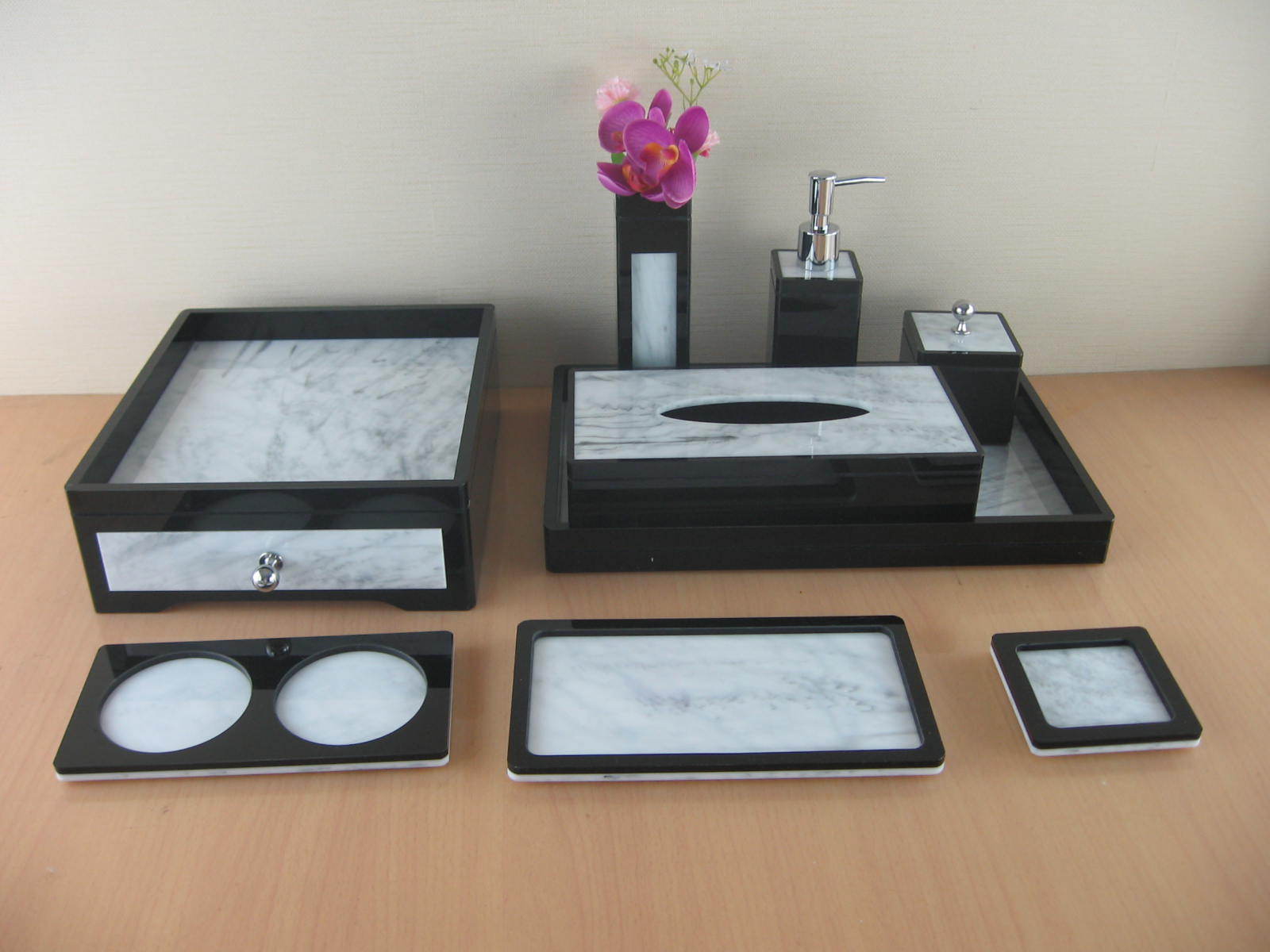 酒店牙具盒卫生间一次性洗漱用品收纳盒宾馆浴室易耗品亚克力定制