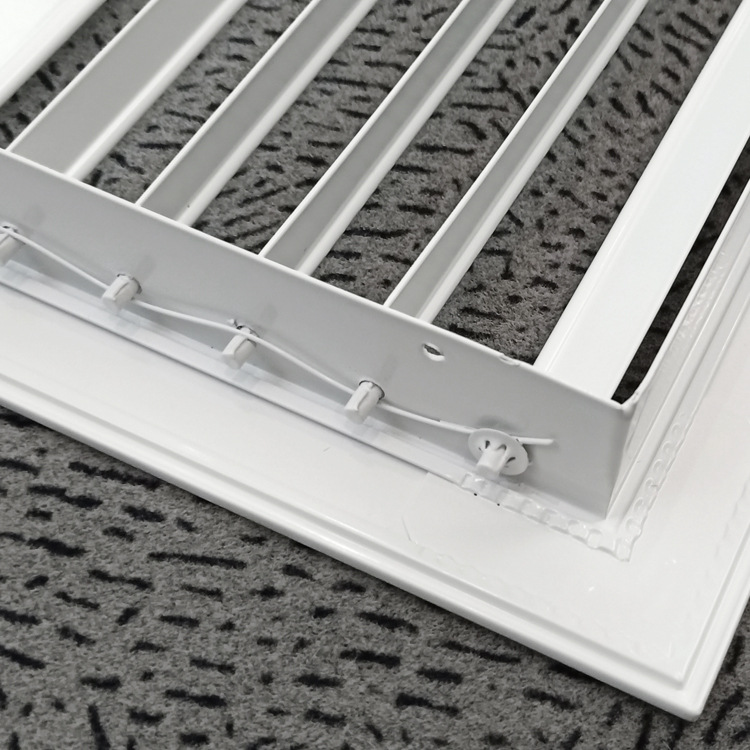 工厂直售 铝合金可调单层百叶风口 格栅可调式 排风口外墙可定制