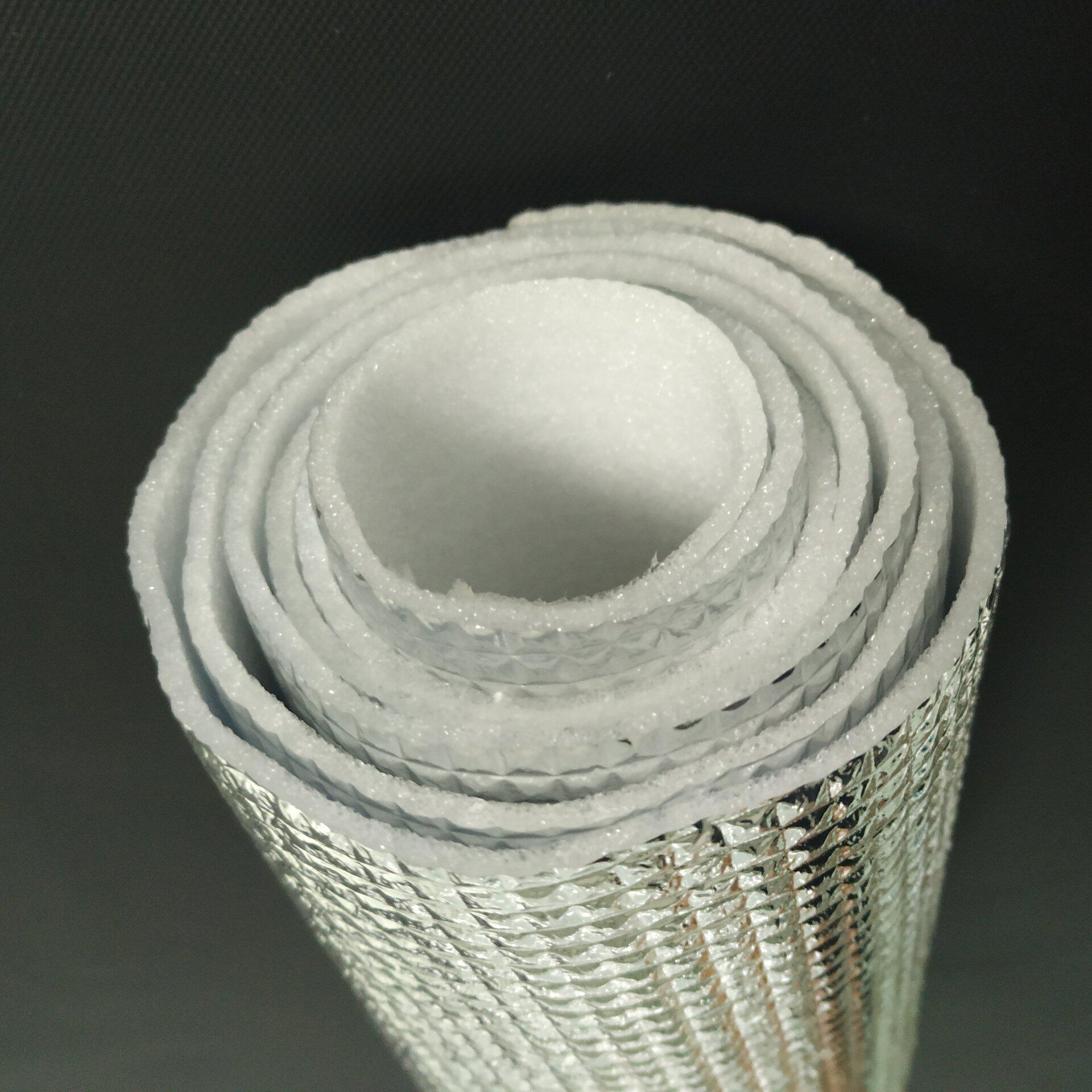 厂家直销珍珠棉铝膜隔热膜防晒珍珠棉钻石纹镀铝膜复合定制批发