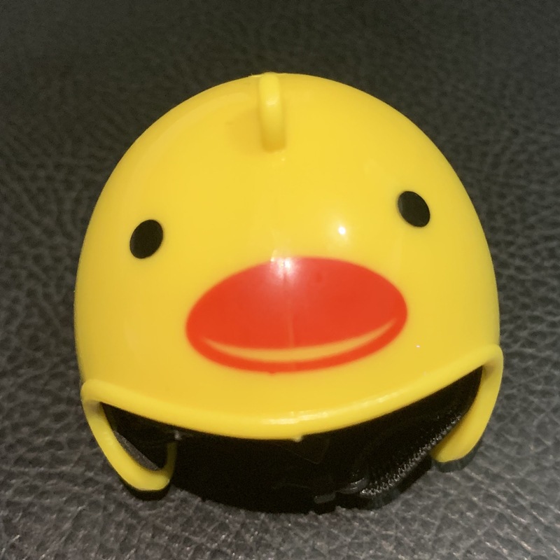 破风鸭头盔现货鸭子头盔小黄鸭自行车配件塑料头盔涡轮增压头盔