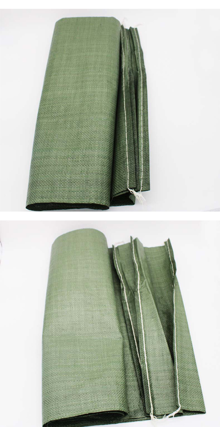 现货绿色编织袋快递袋服装厂打包搬家袋大号物流袋覆膜袋蛇皮袋