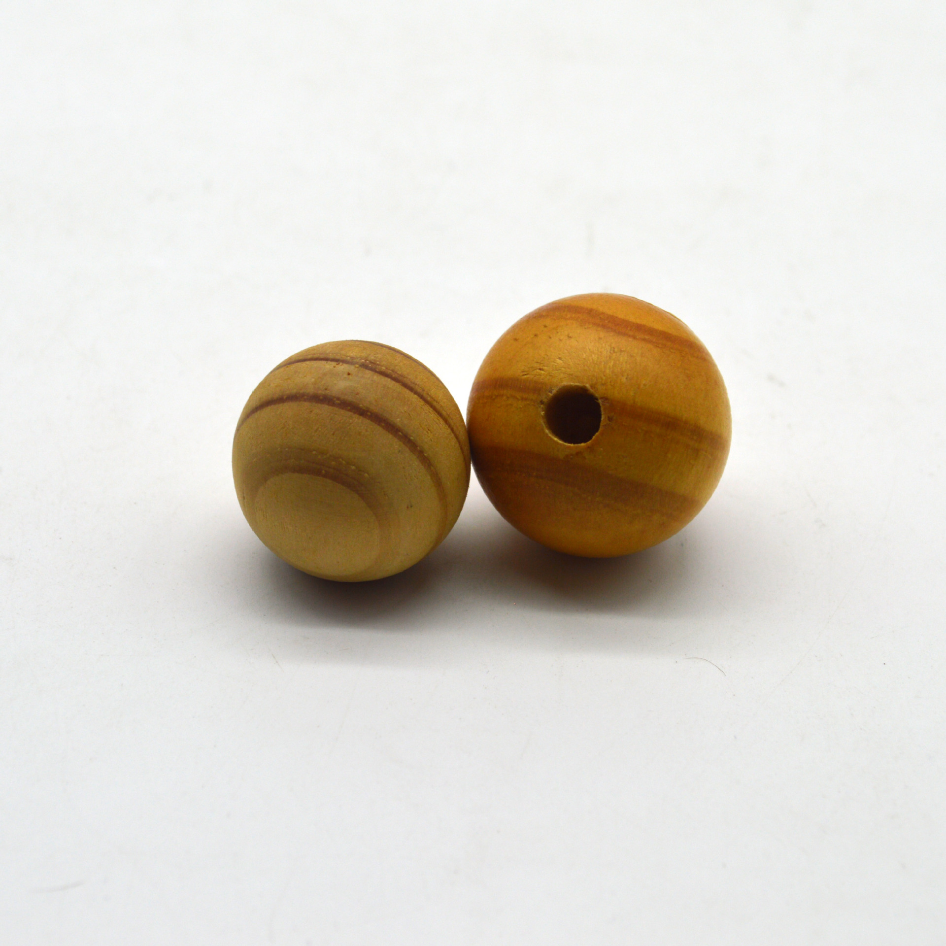 木质 圆木珠 荷木榉木圆木球 原色实木圆木球 木圆球