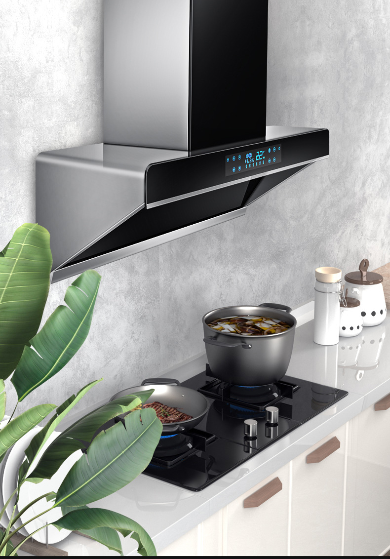 厂家直销油烟机免拆洗油烟分离侧吸式大吸力厨房电器体感抽油烟机