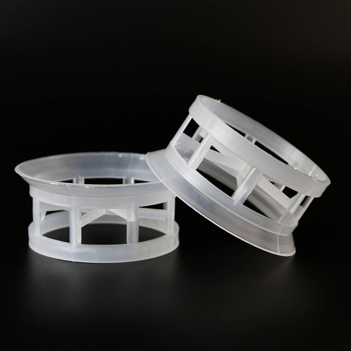 塑料阶梯环填料通量大的填料扁环塑料填料化工行业