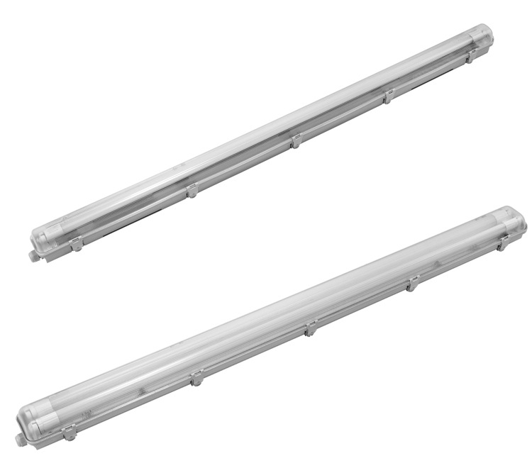 飞利浦wt069c防水防尘支架明欣led空包三防灯单管双管防腐防潮灯