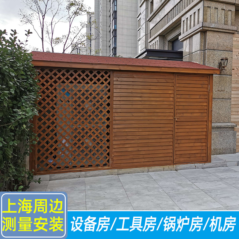 防腐木设备房小木屋别墅民宿间田园木屋组装木房子乡村凉亭定