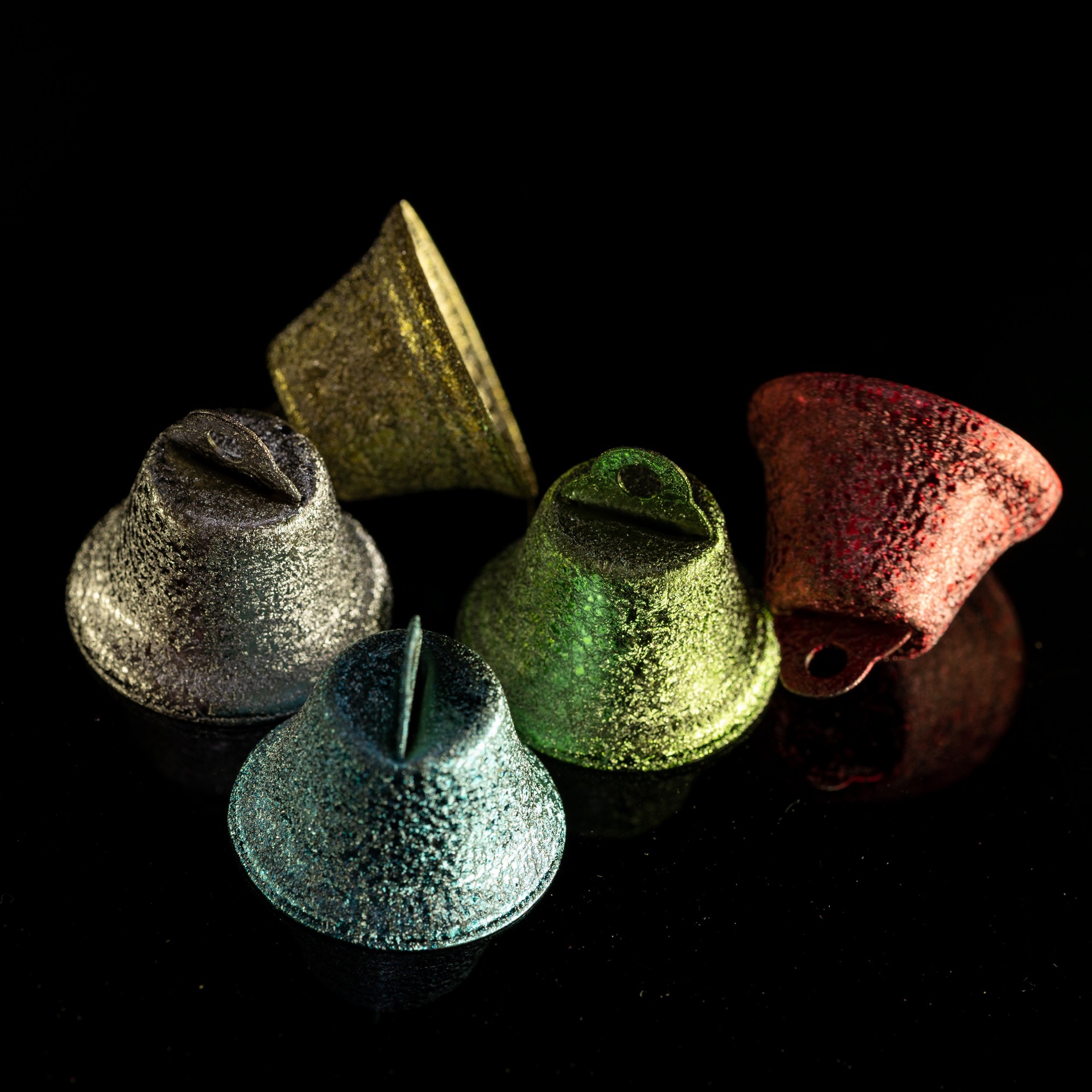 铃铛 开口铃(磨砂)一字圆铃 圣诞铃铛 虎头铃铛 花铃 十字铃铛