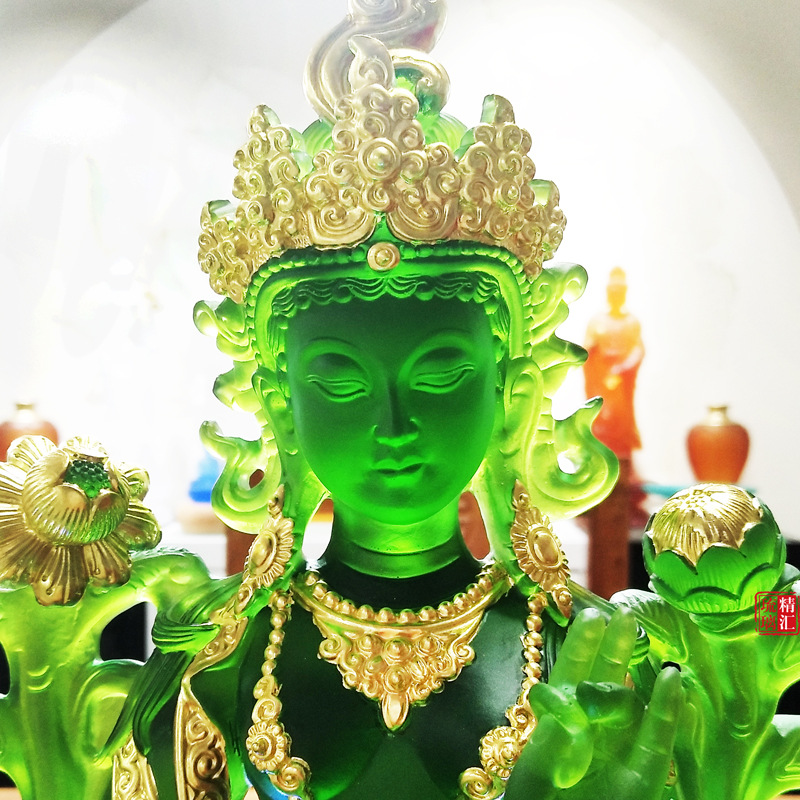 0成交3个琉璃除盖障菩萨 八大菩萨之一 吉祥保平安 密宗藏佛 琉璃佛像