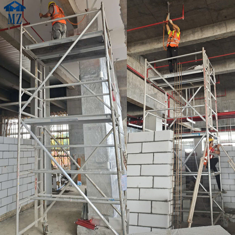 广州厂家批发铝合金脚手架 工程高空作业架 登高作业平台架批发
