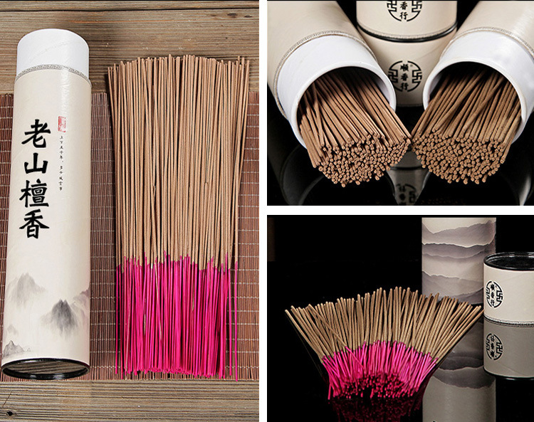 印度老山檀香佛香竹签香乌沉香供香金财神香观音香拜佛香厂家直销