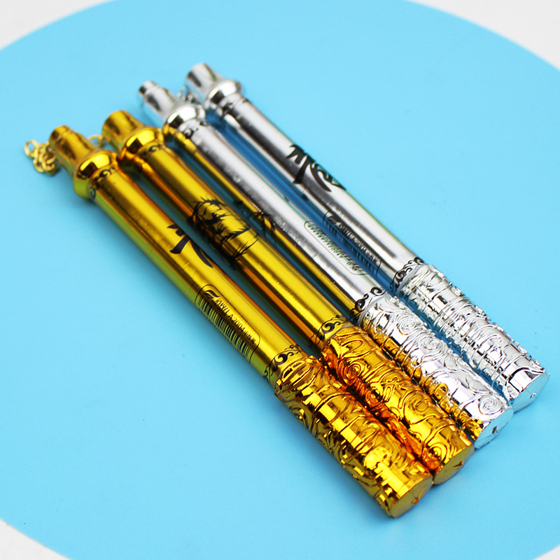 创意新款时尚金箍棒双节棍中性笔学生玩具转转笔 双头中性笔2004