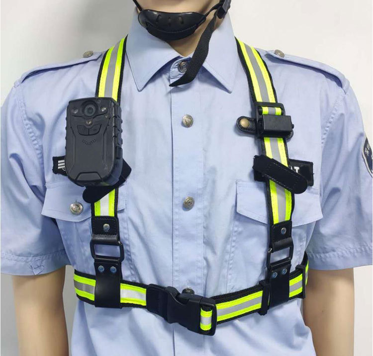 执法记录仪肩带双肩单肩背带对讲机背夹挂扣固定胸肩挂带通用配件