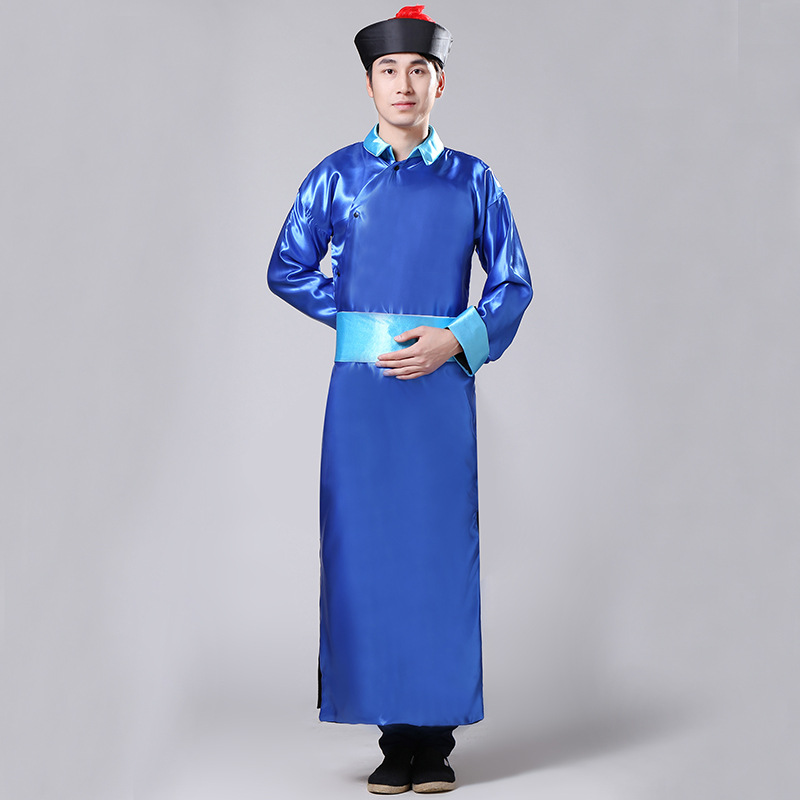 清朝士兵服清朝小兵侍卫勇字兵衙役官服舞台服男士古装演出服装