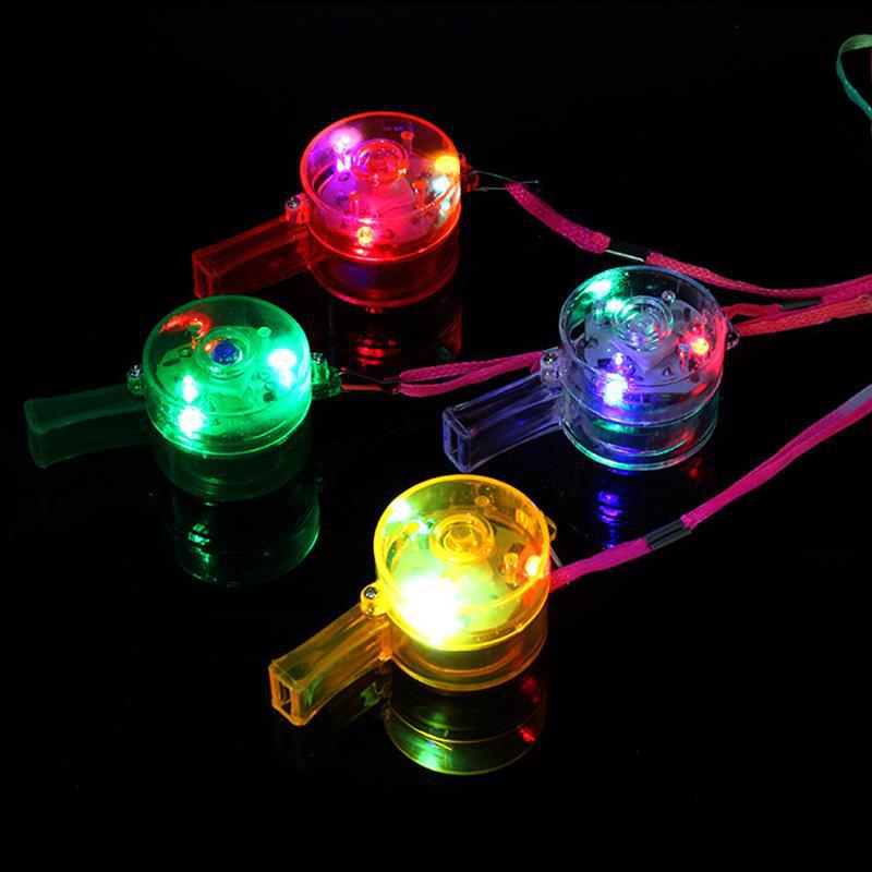 Children's Luminous Flash Whistle Concert Activity Props Led Whistle Ktv Bar Concert Fluorescent Whistle