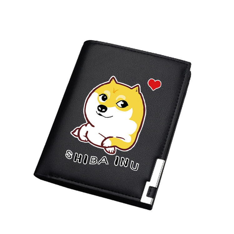 萌漫路 神烦狗钱包doge周边表情包可爱钱包青少年中学生钱包男女