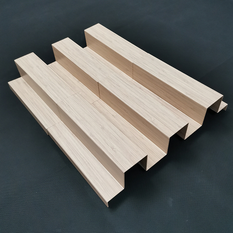 10*10mm小长城型铝单板凹凸波浪造型铝单板定做 氟碳银色铝单板