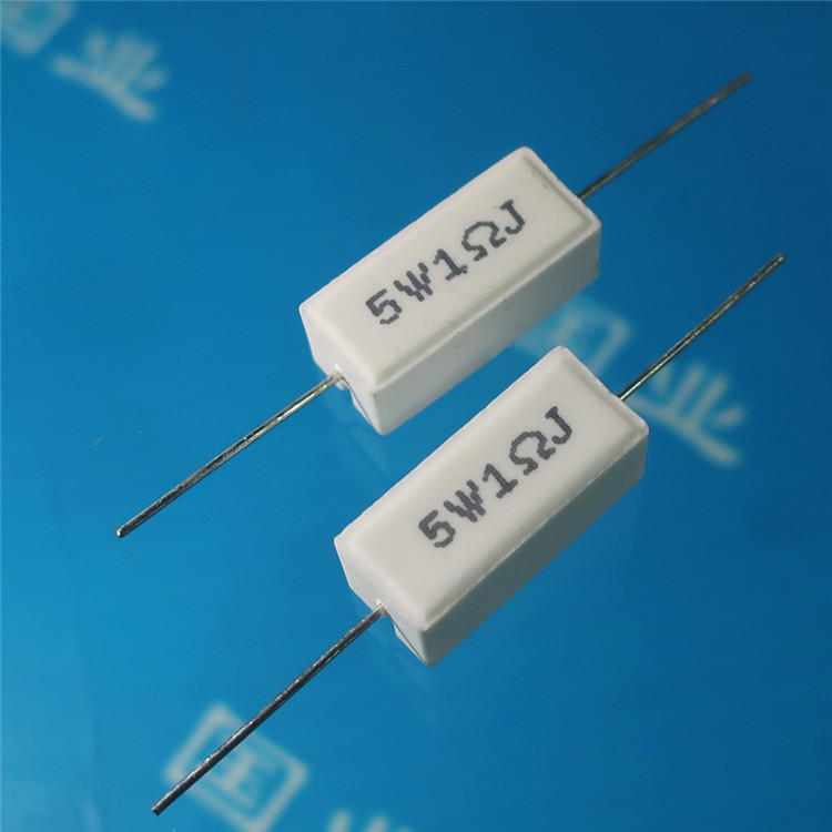 厂家直销水泥电阻5w 卧式引线型5w0.5Ω 1Ω 10Ω等各种阻值现货