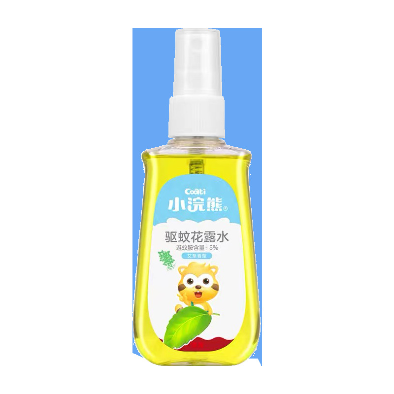 小浣熊花露水100ml宝宝驱蚊祛痱喷雾儿童夏季用品蚊虫叮咬止痒露