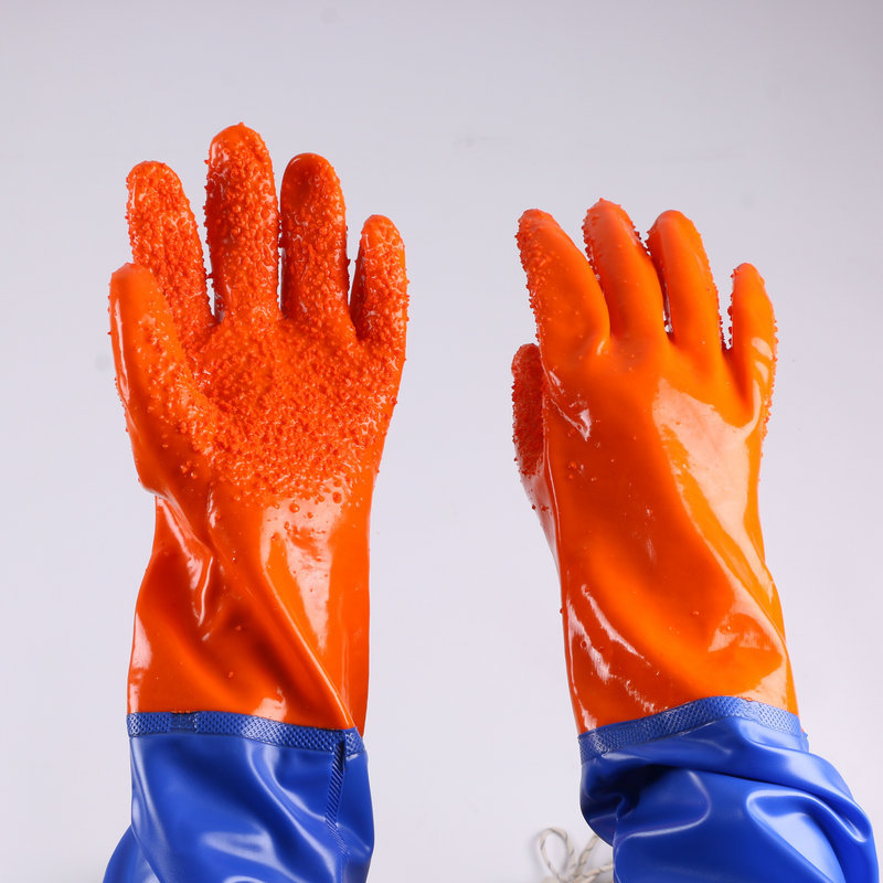 春蕾906-60cm-908接袖加长胶手套 耐油止滑工业手套临沂宣贺商贸
