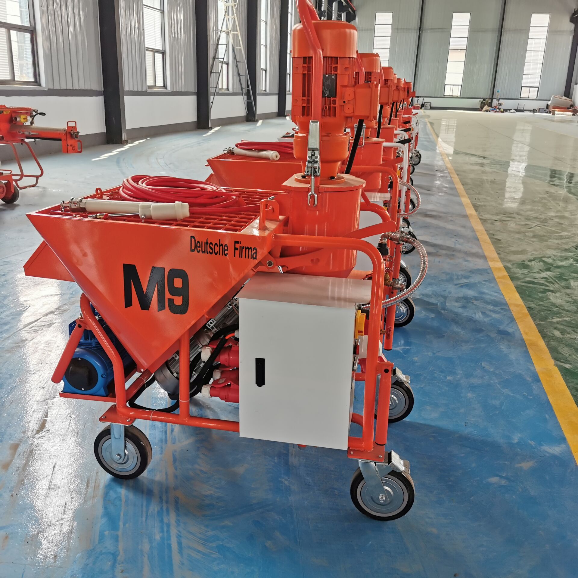 厂家供应 全自动小型石膏喷涂设备 墙面石膏喷浆机 腻子粉喷涂机