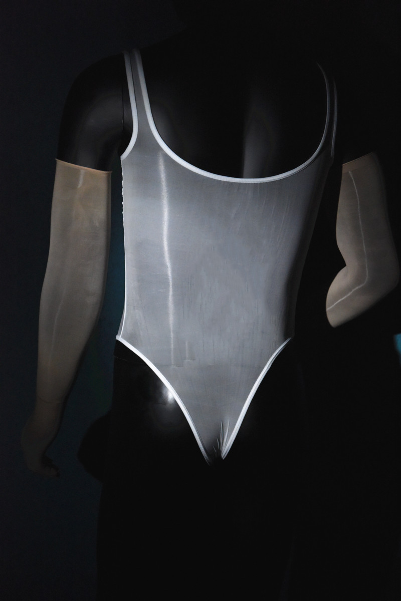 男士性感丝袜泳衣油亮连体衣带jj套情趣912针飞机袜超薄诱惑恋足