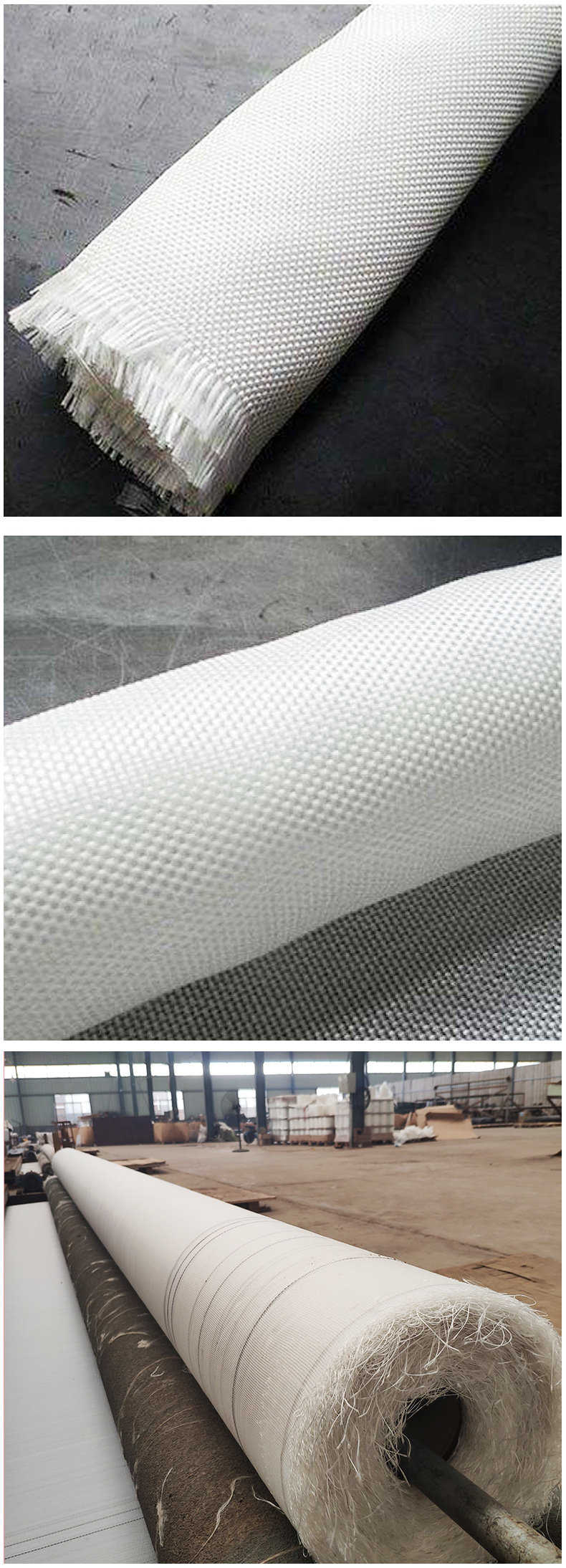 机织布国标涤纶机织土工布复合膜高强度加筋长丝机织土工布