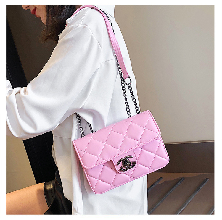 Trendy Women's Bags Fashion Korean Style Shoulder Bag Women's Small Square Bag Chain Women's Crossbody