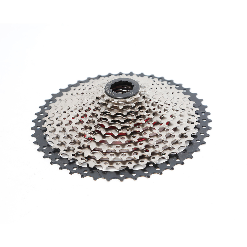 山地自行车11速飞轮11-46t卡飞专业爬坡大齿轮镂空设计配件批发
