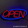 Cross border Electricity supplier Source of goods LED OPEN BUSINESS SIGN Oval modelling The neon lights Decorative card