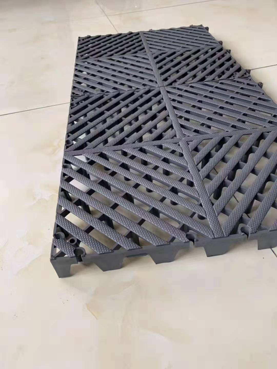 厂家直供5公分洗车房塑料拼接格栅免挖沟地格栅地面排水网格板