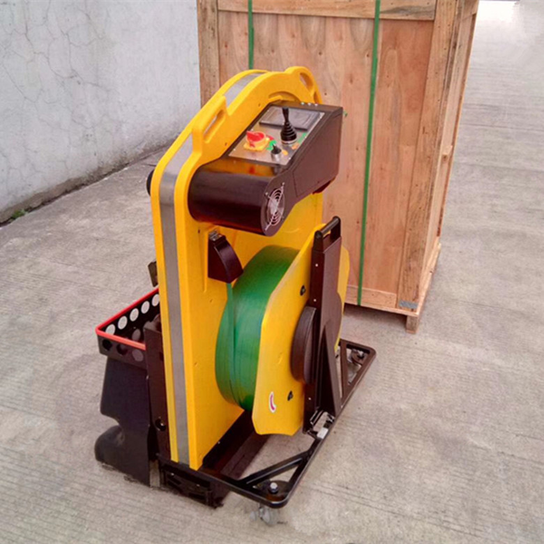 穿箭式打包机自动穿pppet打包带机器自动打包机