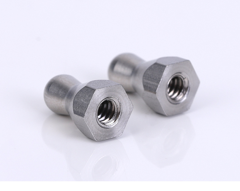 厂家批发非标多规格不锈钢球头螺母 五金配件定制加工